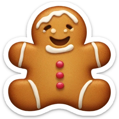 ginger bread sticker