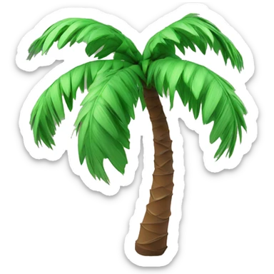 palm tree 3d sticker