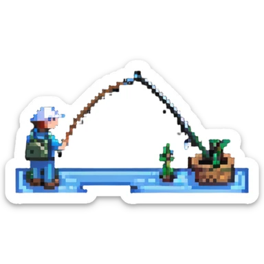 fisherman sticker
