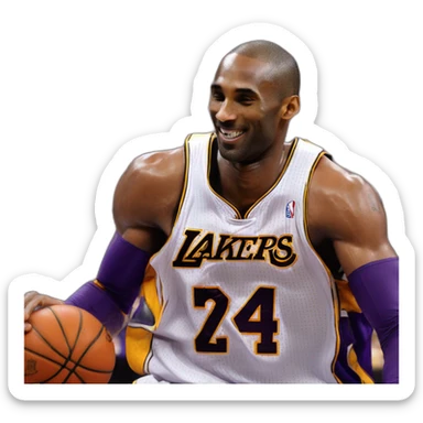 Kobe Bryant 24 dunking on Obama sticker