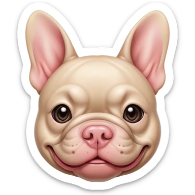 French bulldog combined with a pig sticker
