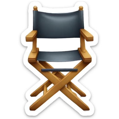 director's chair sticker