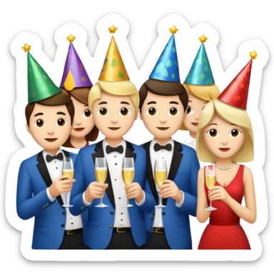 Social event or meeting sticker