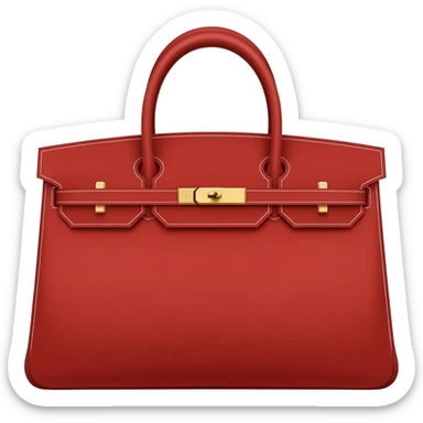 red matte kelly hermes bag sticker