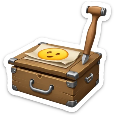 Printing Revolution + Ancient Tools sticker