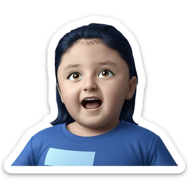 meme boy in blue shirt sticker