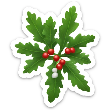 Mistletoe sticker