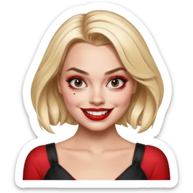 harley quinn margot robbie sticker