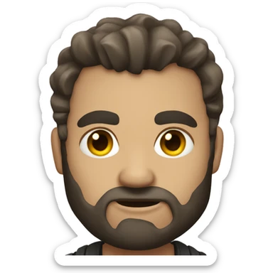 cara de diablo sticker