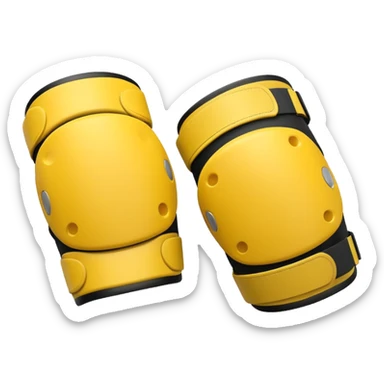 elbow guard yellow sticker