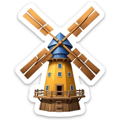 Windmill sticker