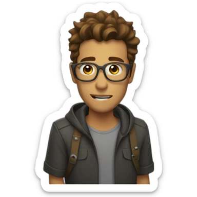 Armadefuego con una rana sticker