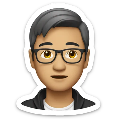 asian artist, asian designer sticker