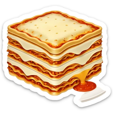  Lasagna sticker
