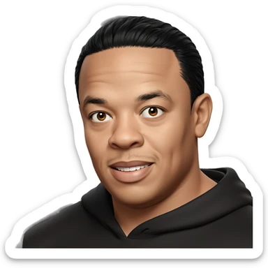 smiling boy with black hair sticker