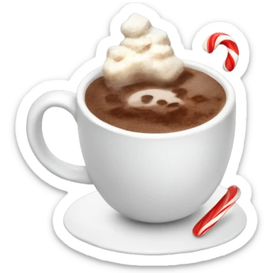 Hot Chocolate with Chrismas  sticker