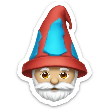 gnome hat sticker