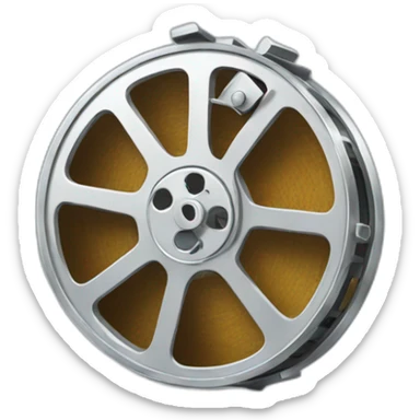 movie reel sticker