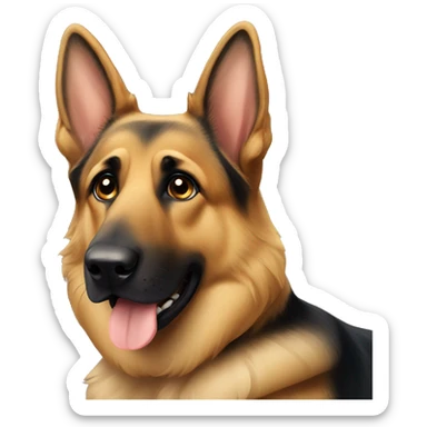 German shepherd  sticker