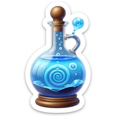 magic potion blue, ball dial sticker
