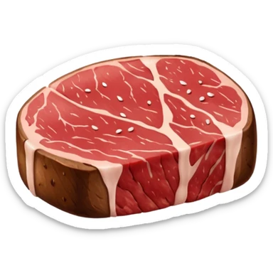 steak protein cut sticker