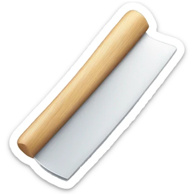 squeegee with long wooden handle sticker