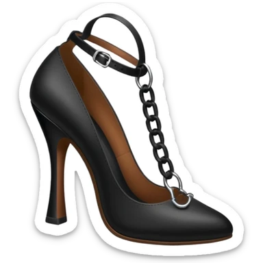Dangling heels sticker