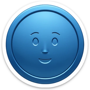 Un v de vérifier dans un cercle bleu sticker