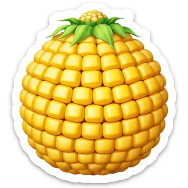 Corn ball emoji sticker