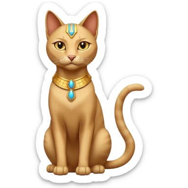 pharaoh cat sticker