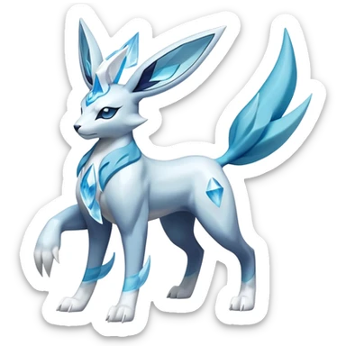  Cobalion-Suicune-Glaceon-fakemon (full body) sticker