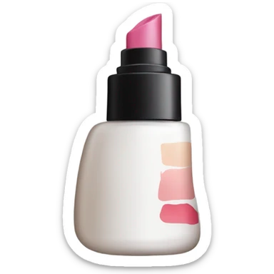 Makeup bottle  sticker