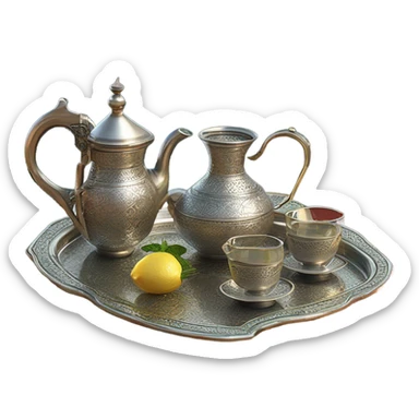 morrocan tea sticker