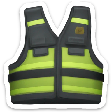 bulletproof vest sticker