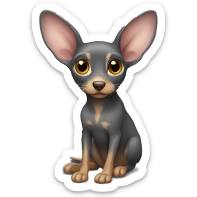 prague ratter grey sticker