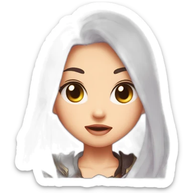 Katarina league of legends cry sfw sticker