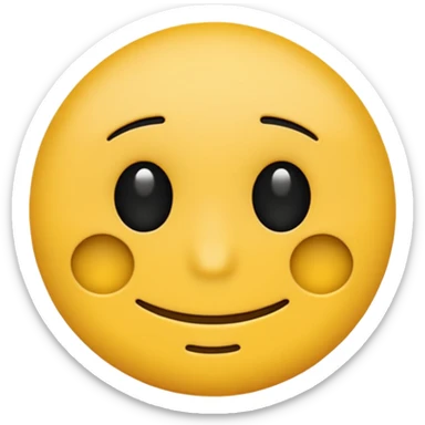 minimal flat yellow emoji face #FFCC4D, circular, no nose or eyebrows, eyes are straight horizontal dashes, mouth is a bold black X for repressed expression, clean, standard emoji look, no gradients or shadows, transparent background sticker