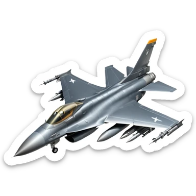 F-16 Fighting Falcon jet sticker