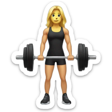 Dumbbells sticker