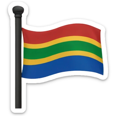 African American heritage flag  sticker