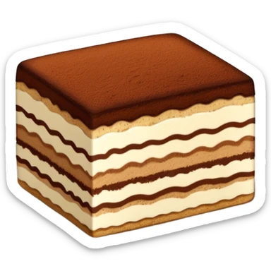 A piece of Tiramisu sticker