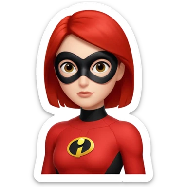 Elastigirl from The Incredibles Movie sticker