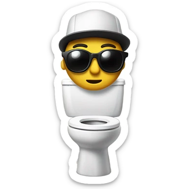 skibidi toilet sigma ohio sticker