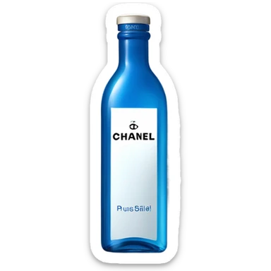 navi blue chanel men's perfume sticker