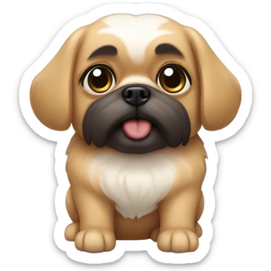 Perro pekines sticker