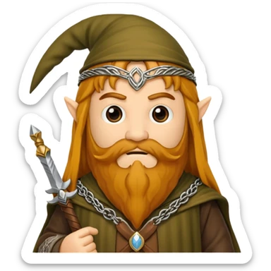 gimli lord of the rings sticker
