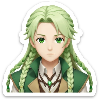 Venti Barbatos The Anemo Wind Archon from Genshin Impact sticker