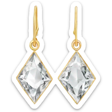 Earrings DIAMOND sticker