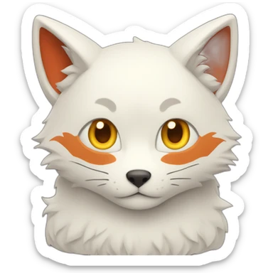 Kitsune humeur sticker
