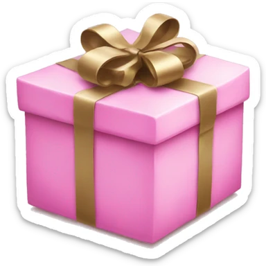 Pink Christmas present no person  sticker